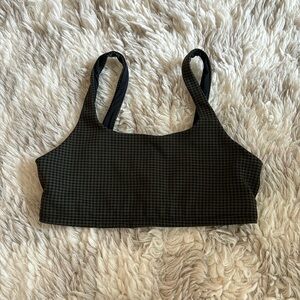 Alo Houndstooth Bra